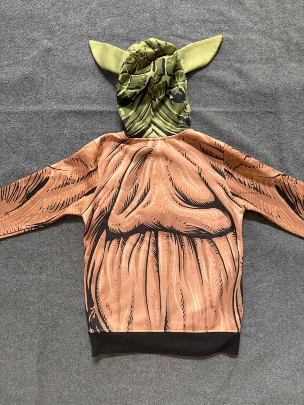 Star Wars Yoda Hoodie Boys Sz S Collectors Piece Comic Jedi‎